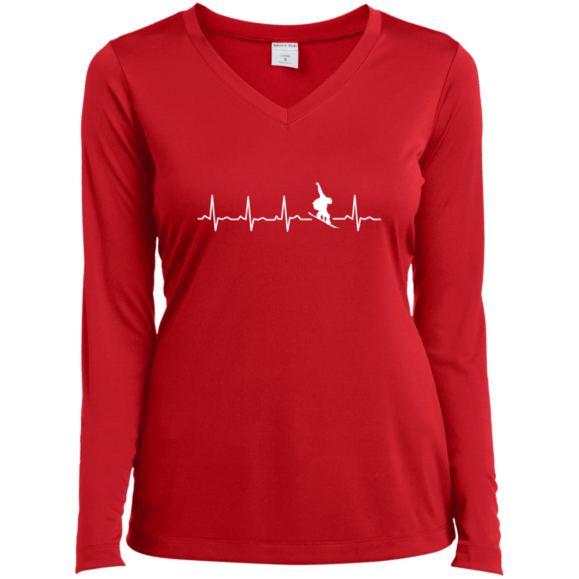 Snowboard Heartbeat Long Sleeves - Powderaddicts
