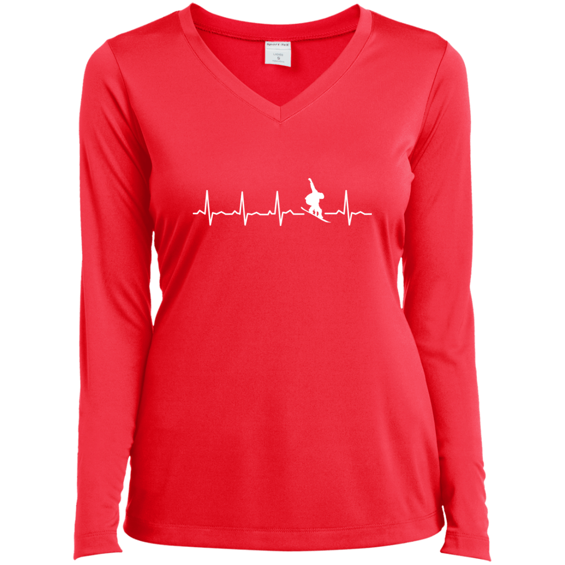 Snowboard Heartbeat Long Sleeves - Powderaddicts