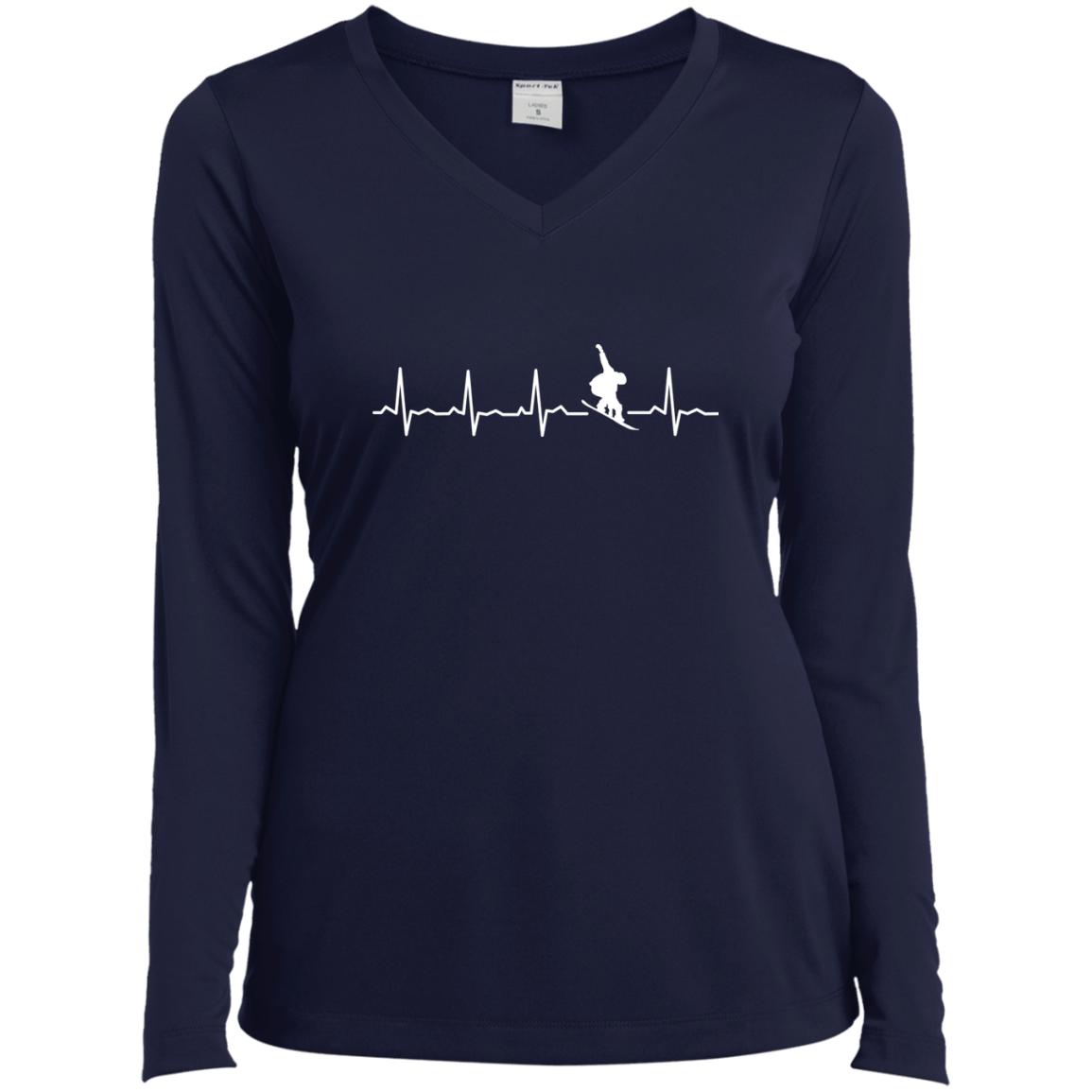 Snowboard Heartbeat Long Sleeves - Powderaddicts