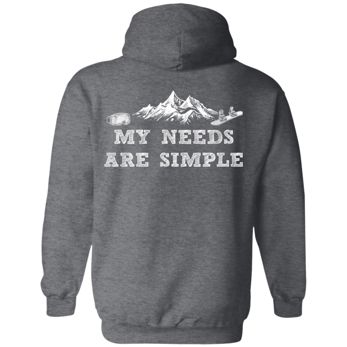 Snowboard Heartbeat + My Needs Are Simple Snowboard - Powderaddicts