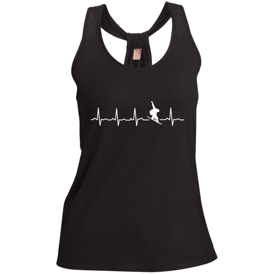Snowboard Heartbeat Tank Tops - Powderaddicts