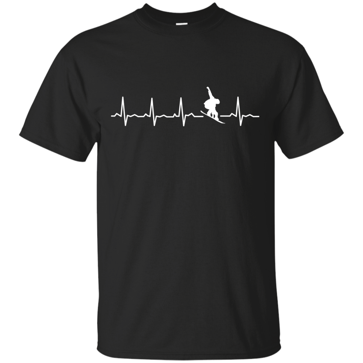 Snowboard Heartbeat Tees - Powderaddicts