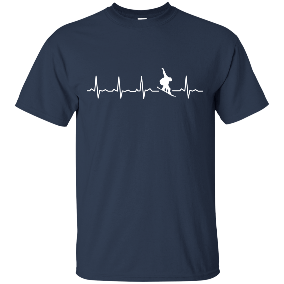 Snowboard Heartbeat Tees - Powderaddicts
