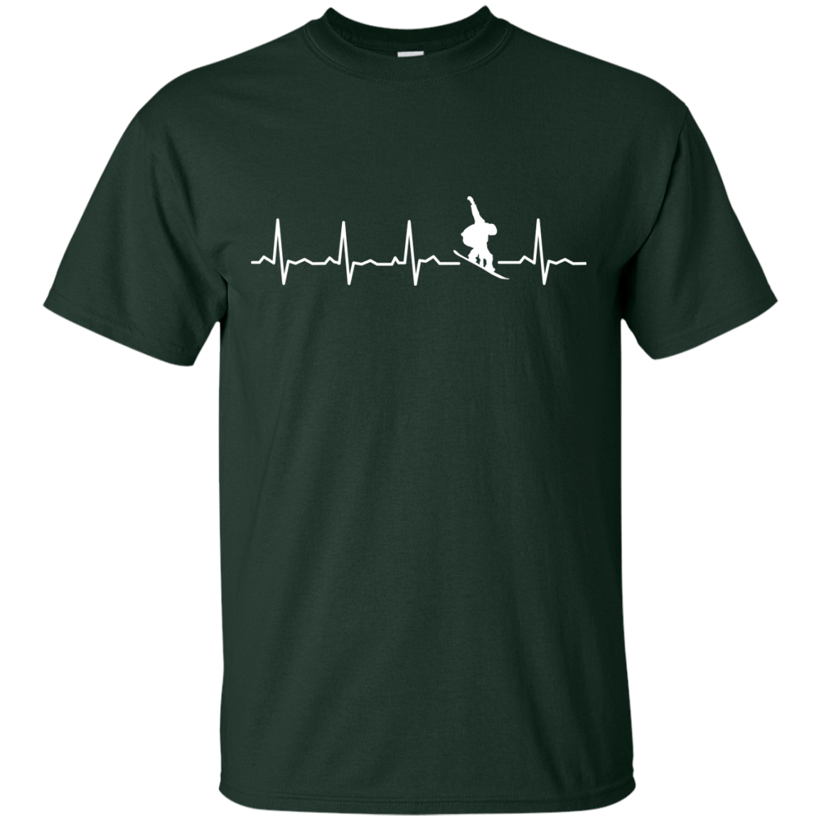 Snowboard Heartbeat Tees - Powderaddicts