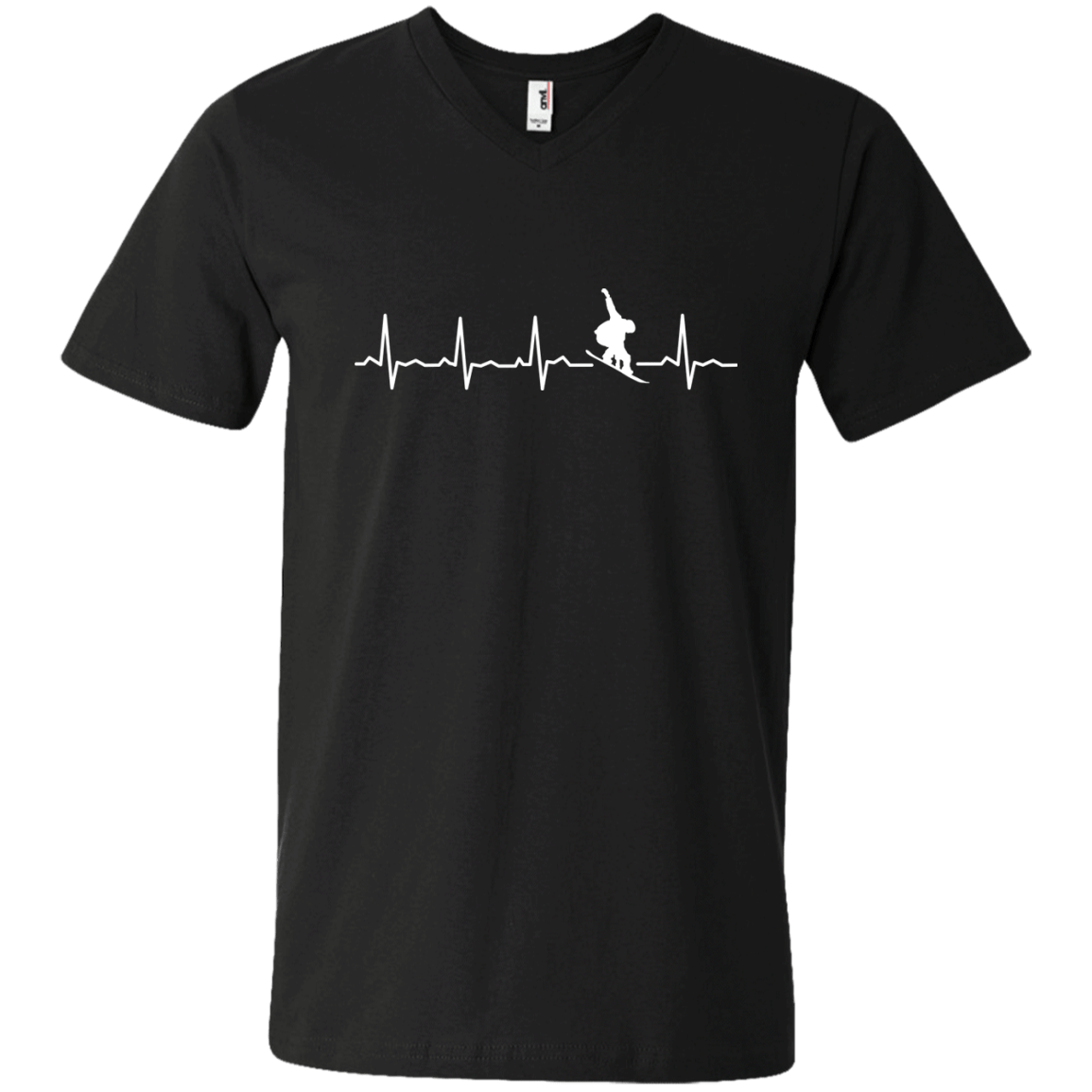 Snowboard Heartbeat Tees - Powderaddicts