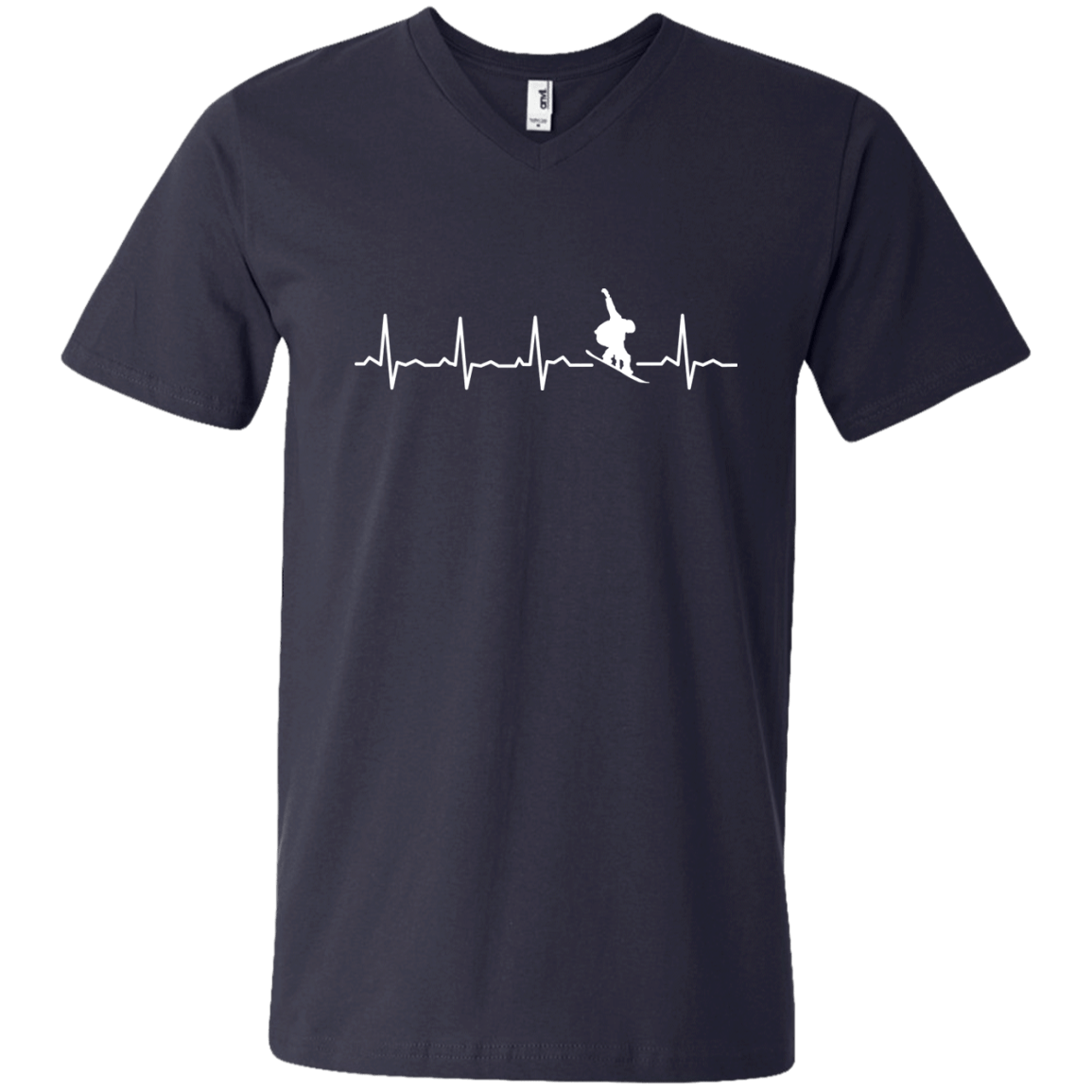 Snowboard Heartbeat Tees - Powderaddicts