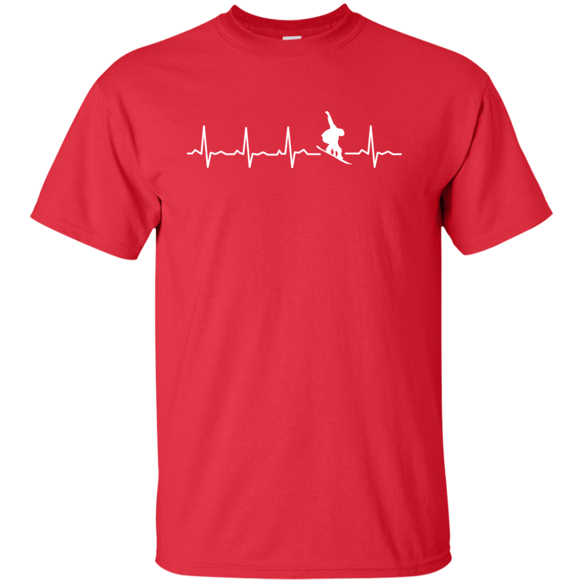 Snowboard Heartbeat Tees - Powderaddicts