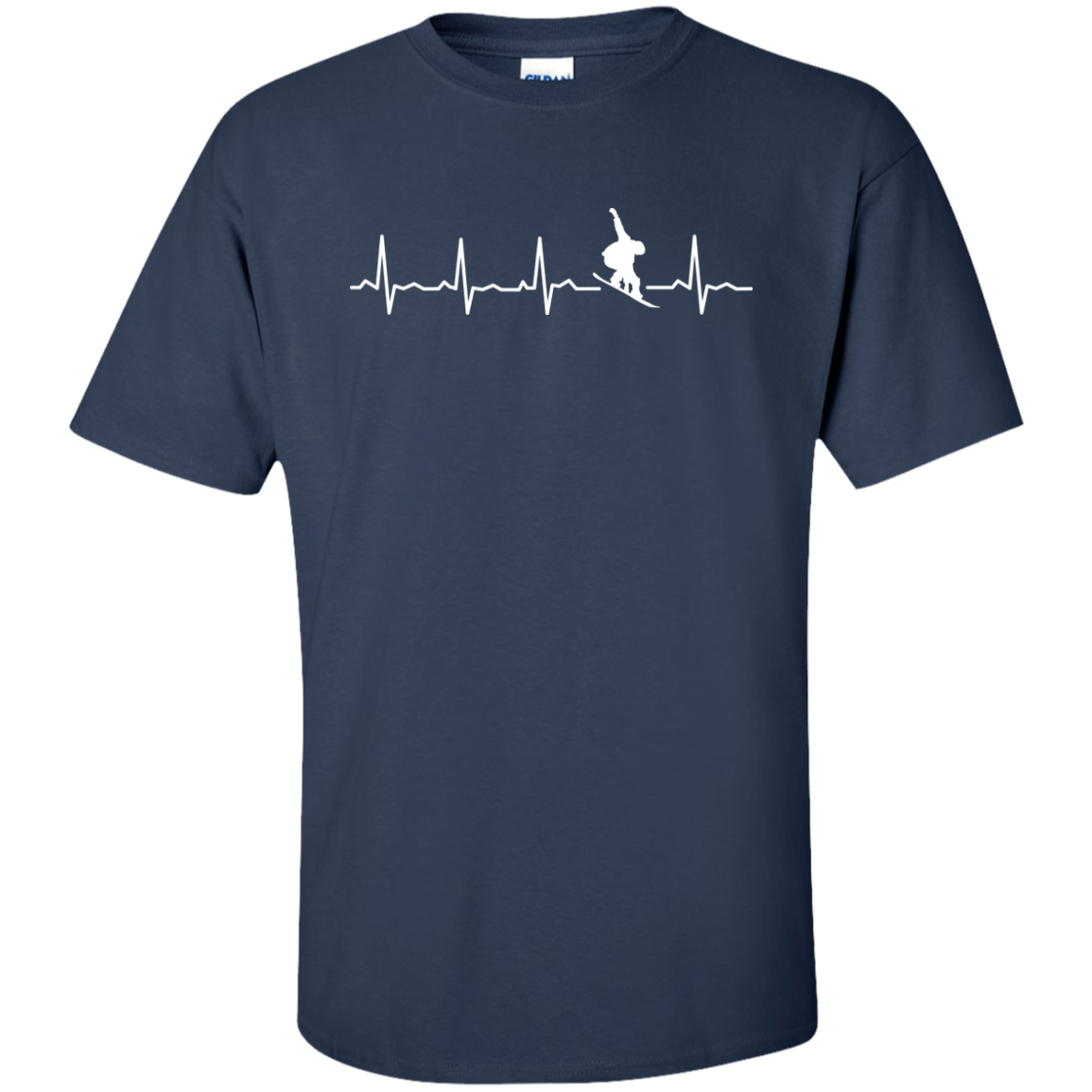 Snowboard Heartbeat Tees - Powderaddicts