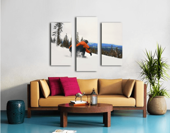 Snowboarder Crouching Down Low - Powderaddicts