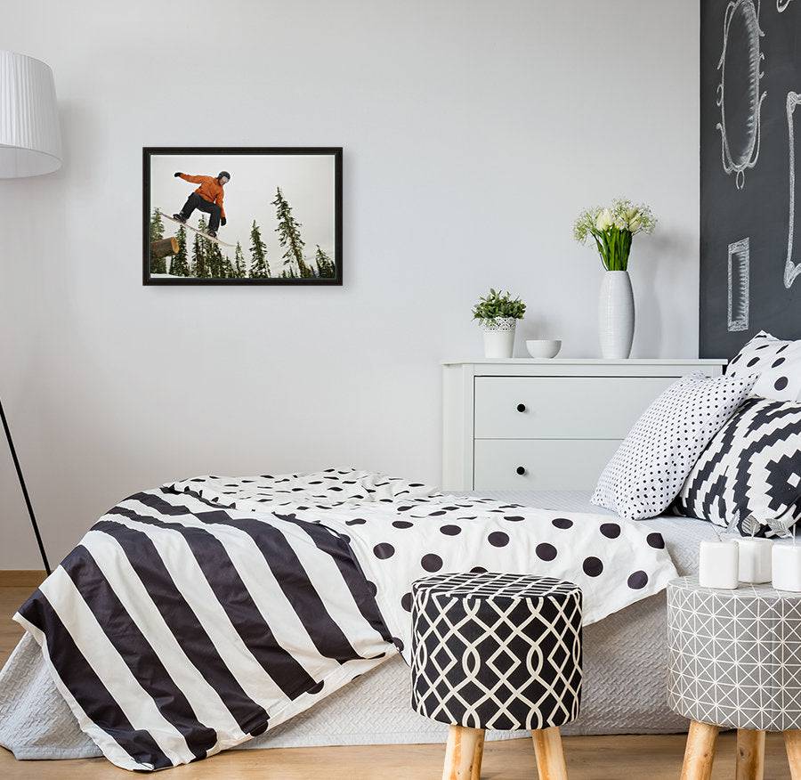 Snowboarder In Mid Air - Powderaddicts