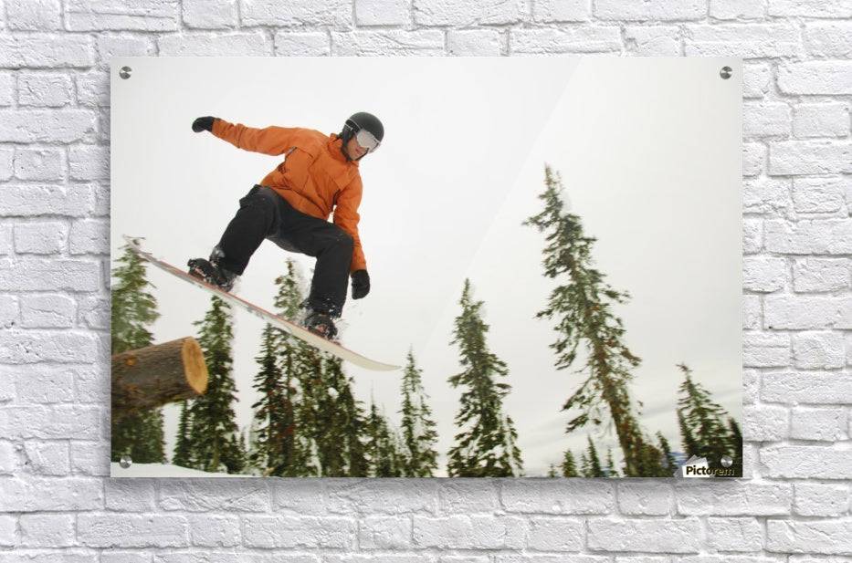 Snowboarder In Mid Air - Powderaddicts