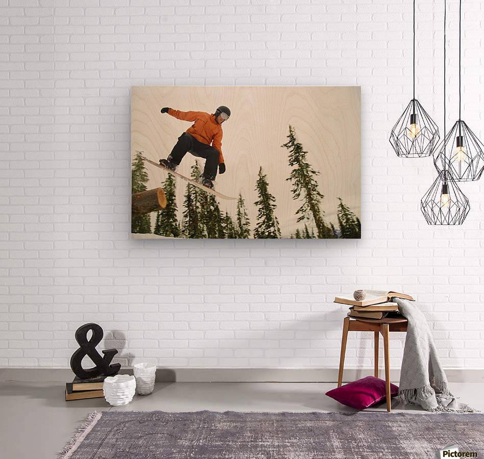 Snowboarder In Mid Air - Powderaddicts