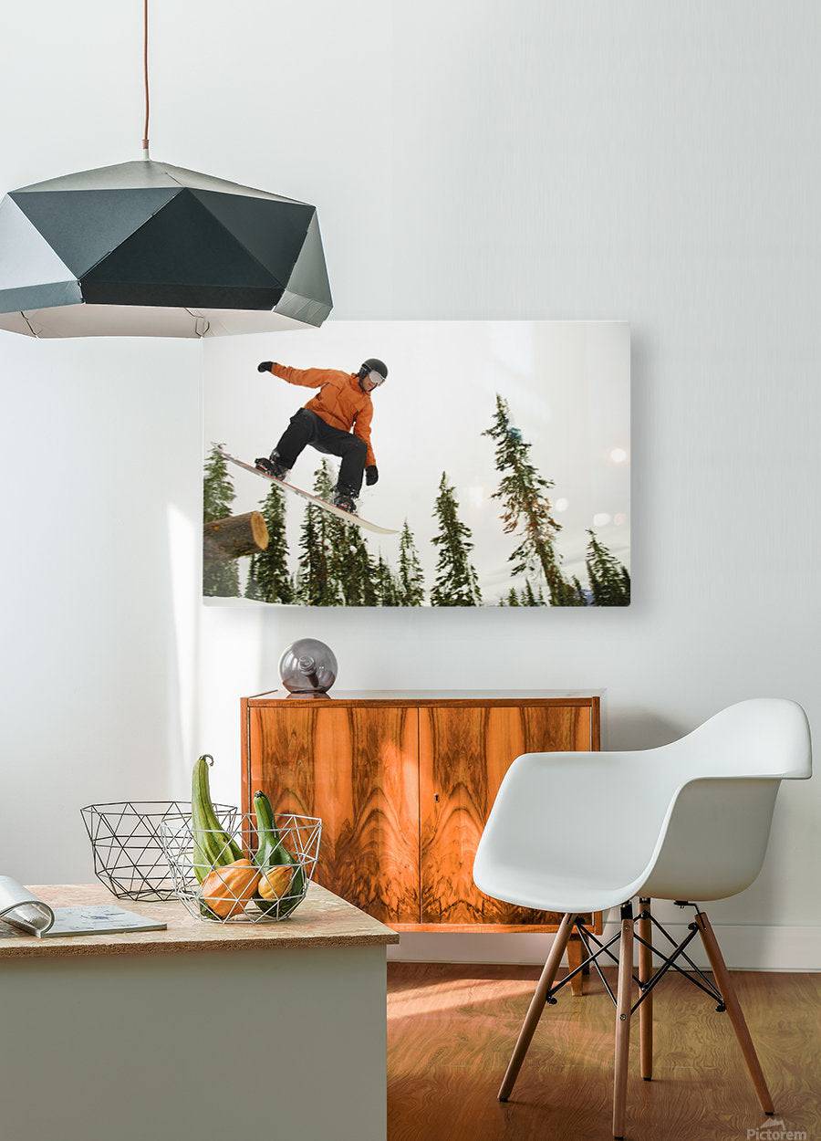 Snowboarder In Mid Air - Powderaddicts