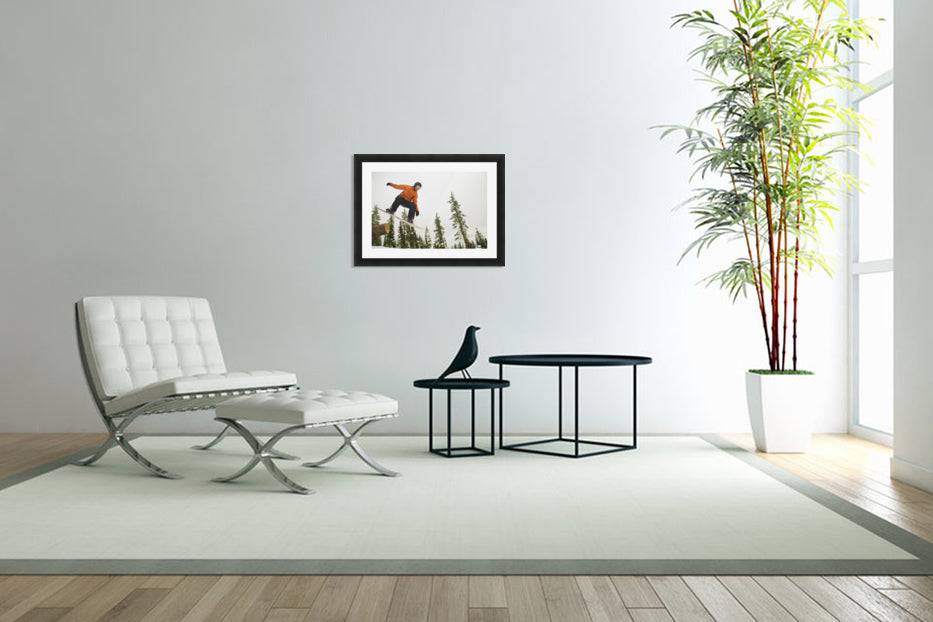 Snowboarder In Mid Air - Powderaddicts