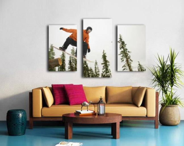 Snowboarder In Mid Air - Powderaddicts