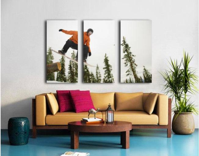 Snowboarder In Mid Air - Powderaddicts