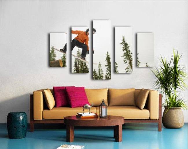 Snowboarder In Mid Air - Powderaddicts