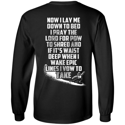 Snowboarder's Prayer Long Sleeves - Powderaddicts