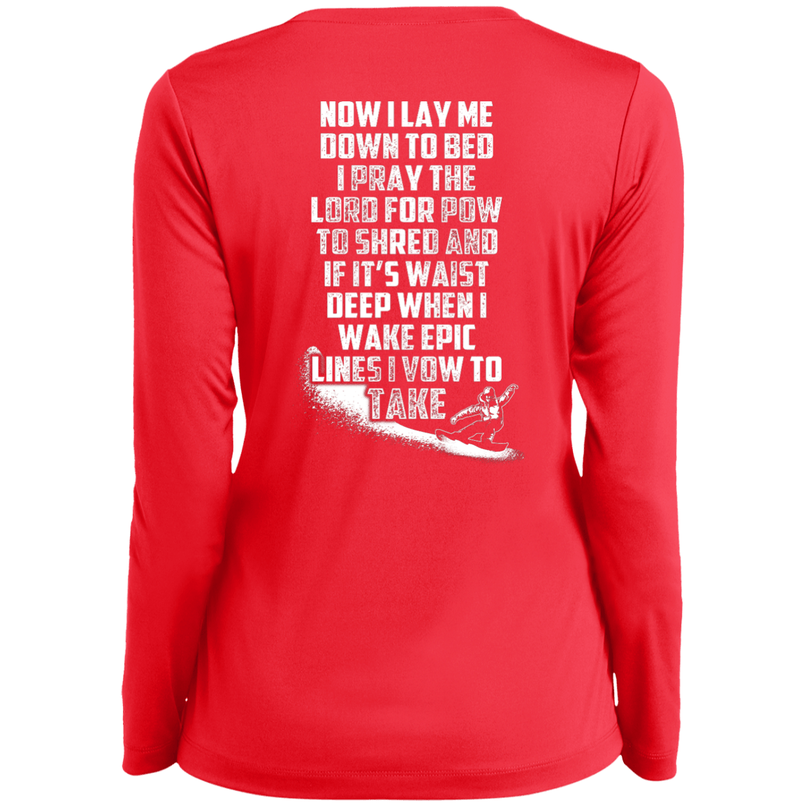 Snowboarder's Prayer Long Sleeves - Powderaddicts
