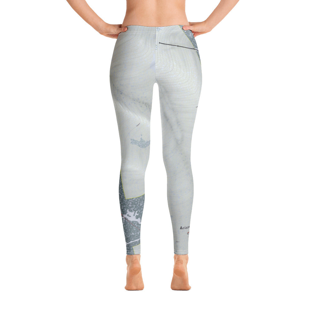 SnowBowl, Arizona Ski Trail Map Women's Base Layer Bottom