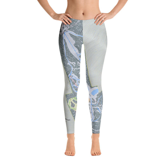SnowBowl, Arizona Ski Trail Map Women's Base Layer Bottom - Powderaddicts