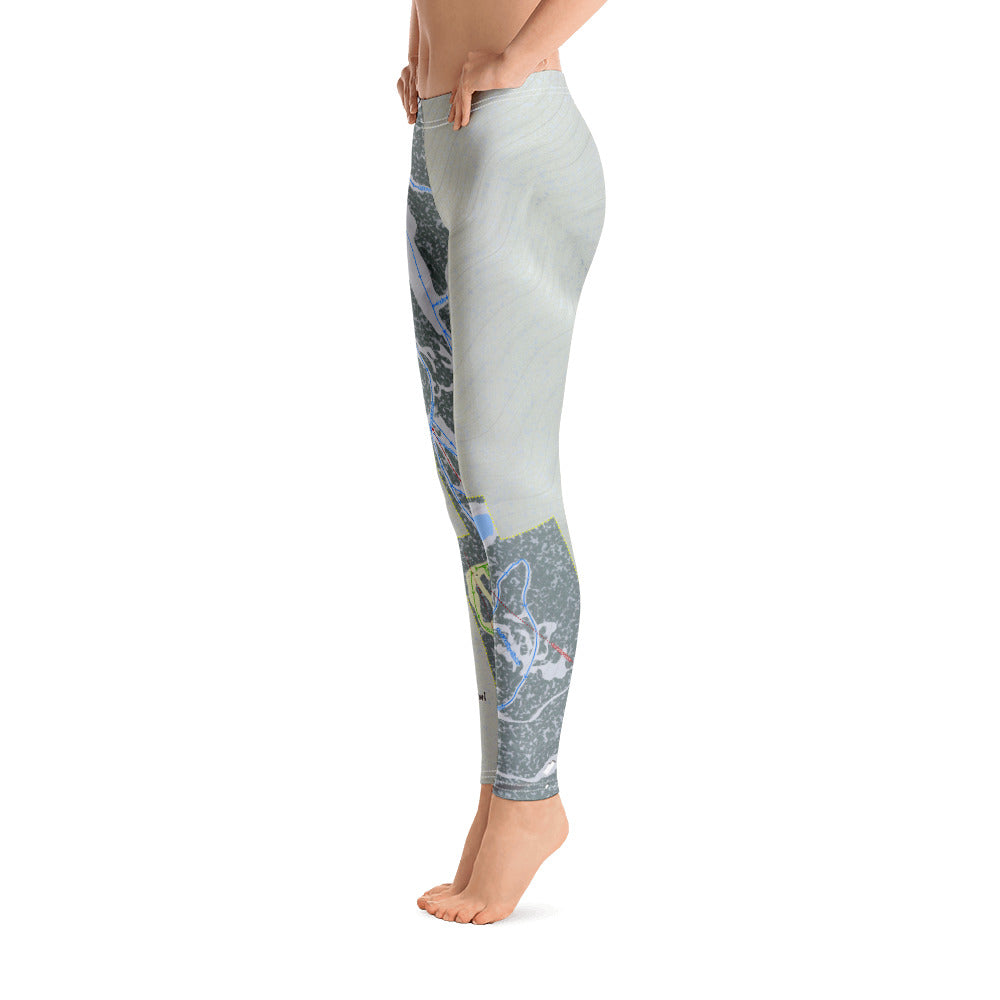 SnowBowl, Arizona Ski Trail Map Women's Base Layer Bottom - Powderaddicts