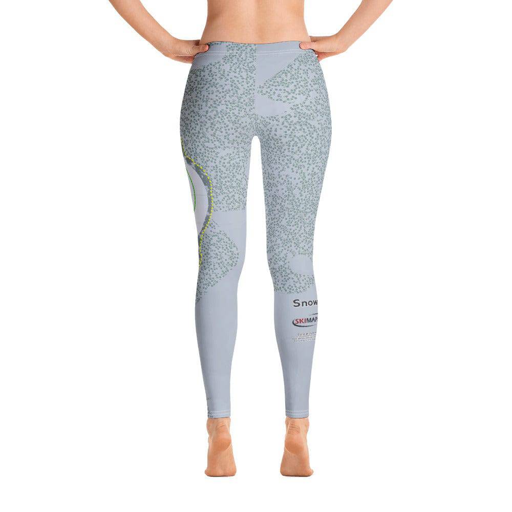 Snowhaven, Idaho Ski Trail Map Women's Base Layer Bottom