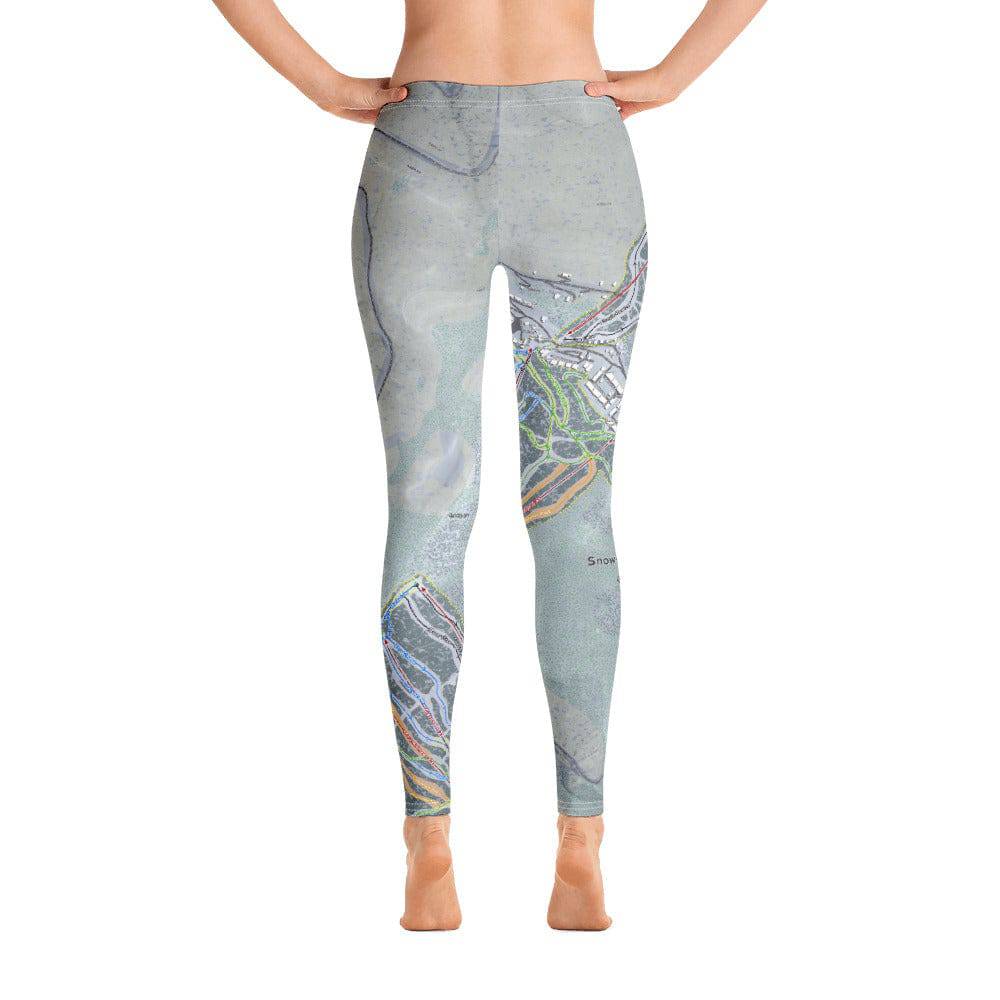 Snowshoe Mountain, West Virginia Ski Trail Map Women's Base Layer Bottom