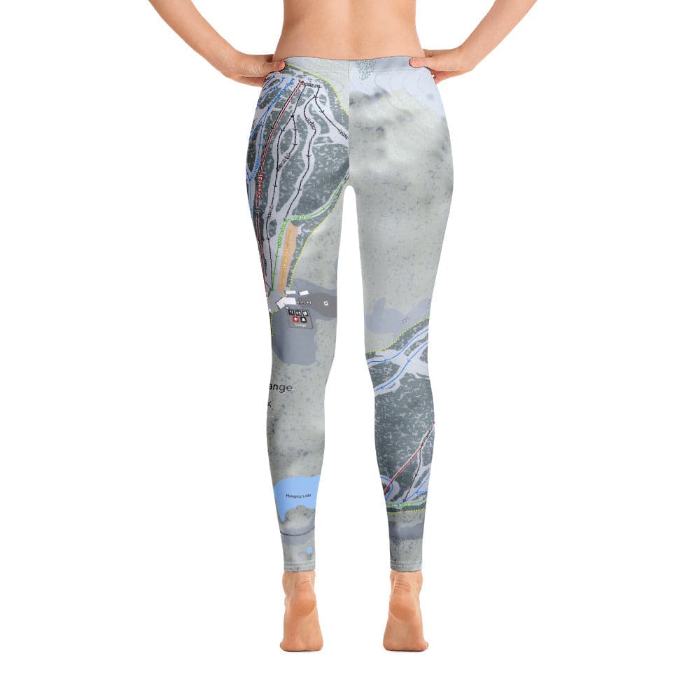 Snowy Range, Wyoming Ski Trail Map Women's Base Layer Bottom