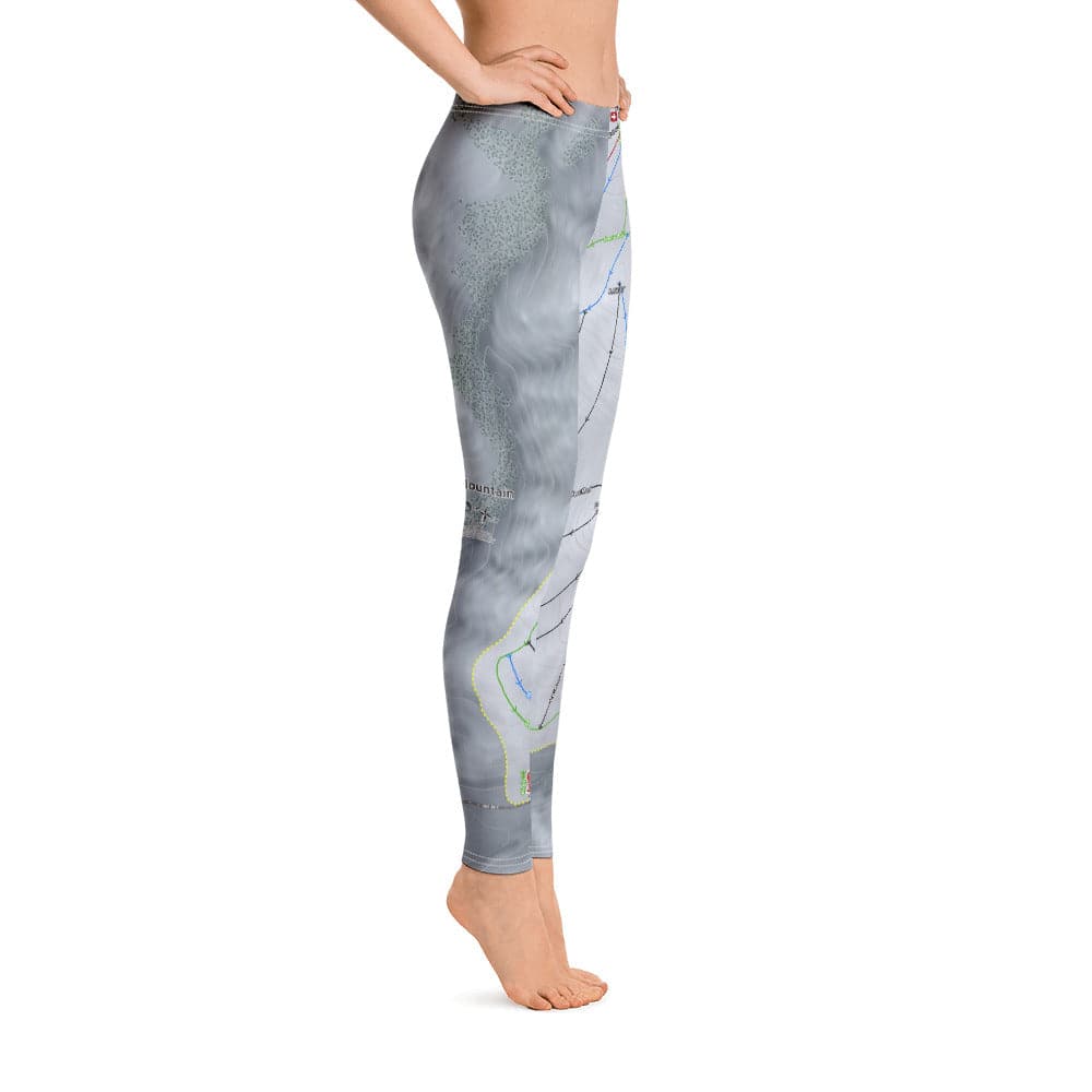 Soldier Mountain, Idaho Ski Trail Map Women's Base Layer Bottom - Powderaddicts