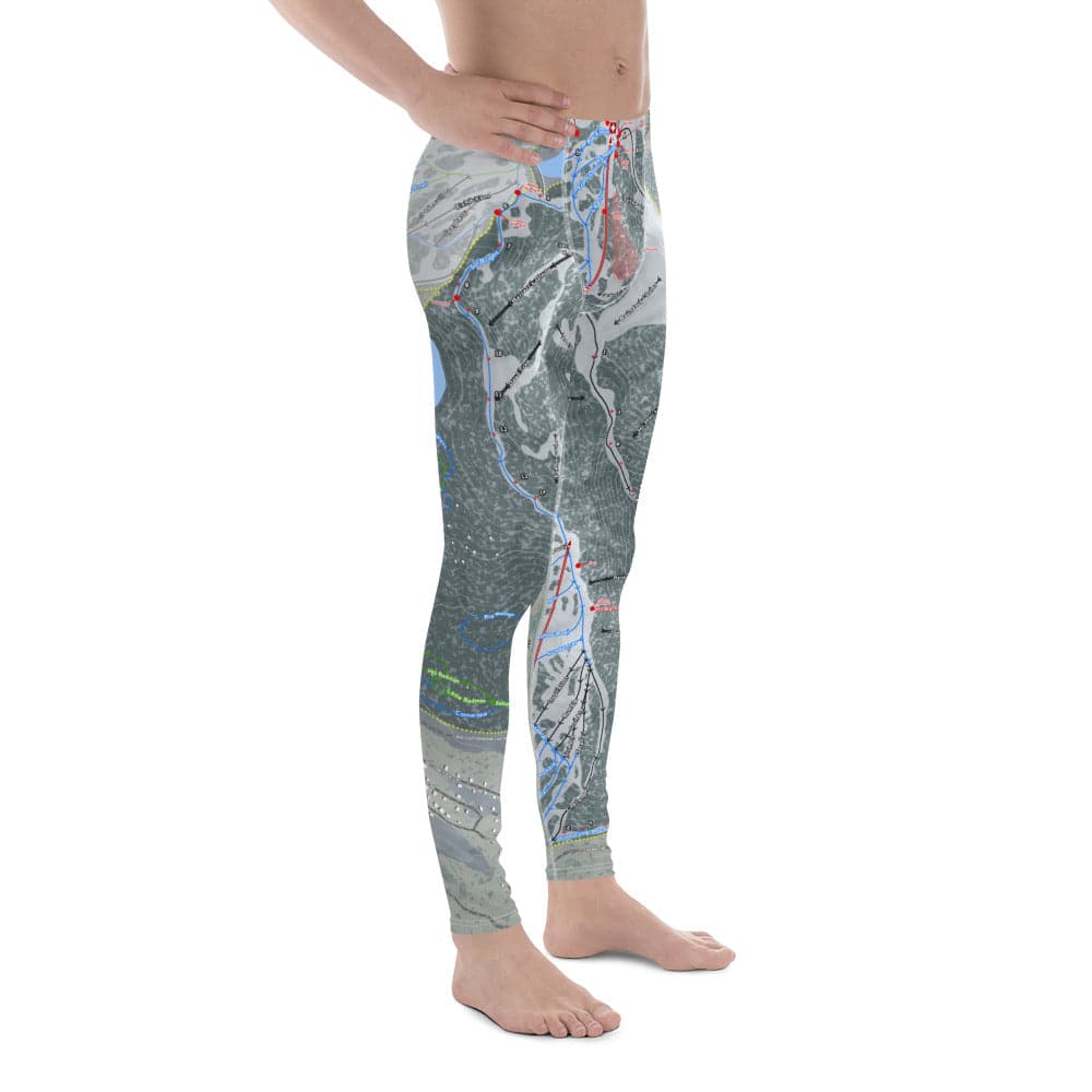 Solitude, Utah Ski Trail Map Men's Base Layer Bottom - Powderaddicts