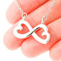 Some People Wait A Lifetime To Find Their Skiing Buddy, I Call Mine Mom | Infinity Heart Necklace - Powderaddicts