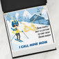 Some People Wait A Lifetime To Find Their Skiing Buddy, I Call Mine Mom | Infinity Heart Necklace - Powderaddicts