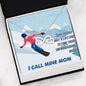 Some People Wait A Lifetime To Find Their Snowboarding Buddy, I Call Mine Mom | Infinity Heart Necklace - Powderaddicts