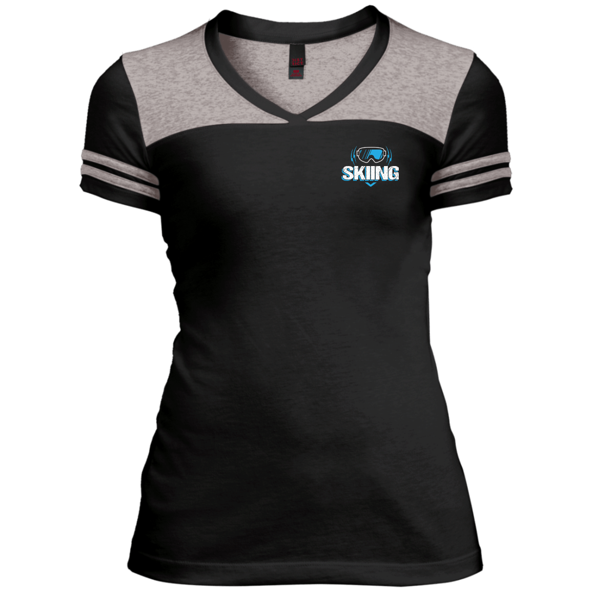 Sometimes The Only Way To Stay Sane Is To Go Skiing Ladies Tees - Powderaddicts