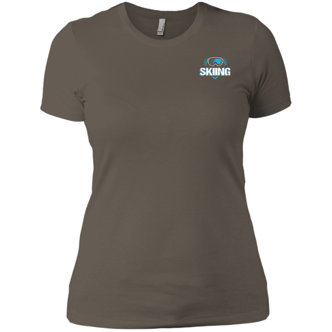 Sometimes The Only Way To Stay Sane Is To Go Skiing Ladies Tees - Powderaddicts