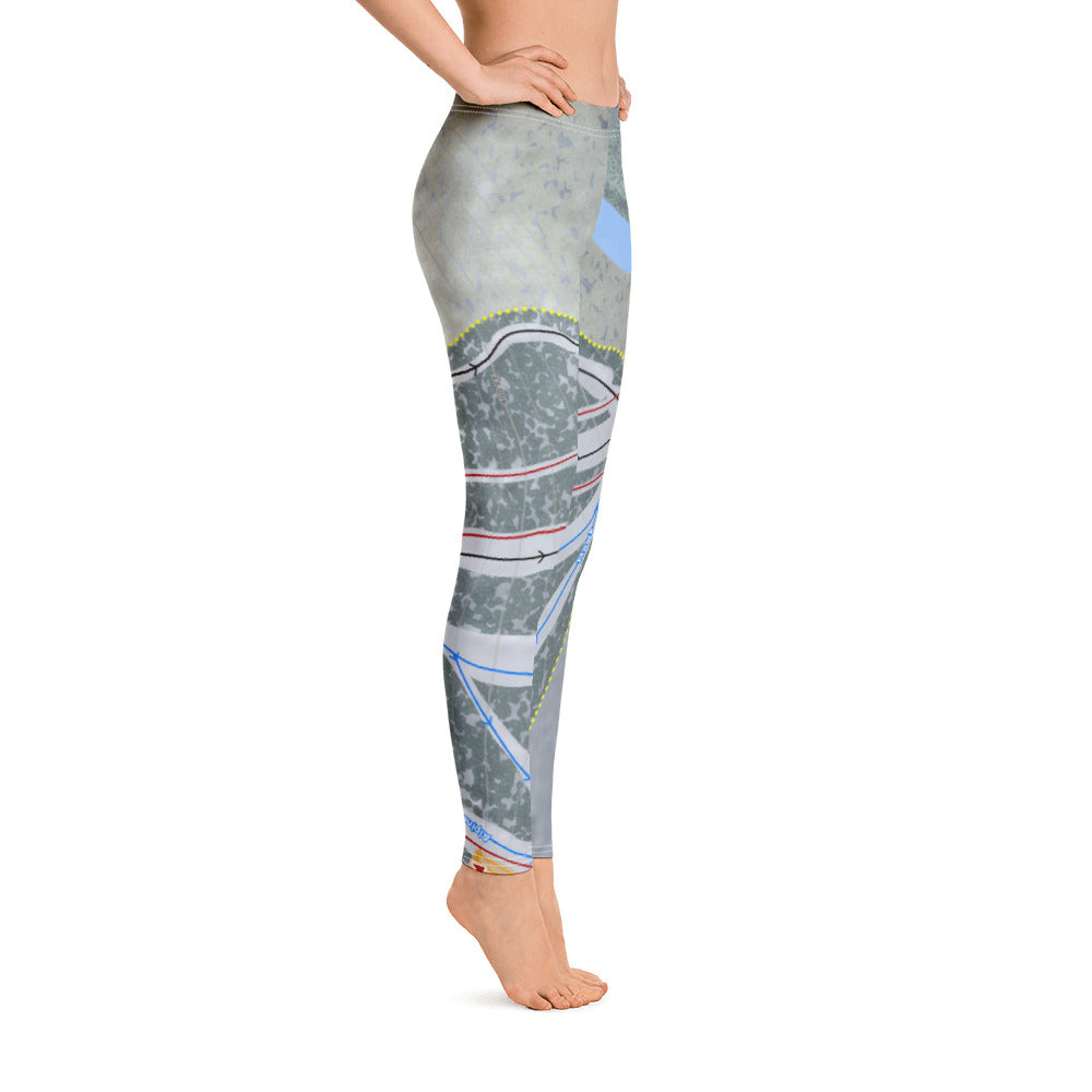 Spring Mountain, Pennsylvania Ski Trail Map Women's Base Layer Bottom - Powderaddicts