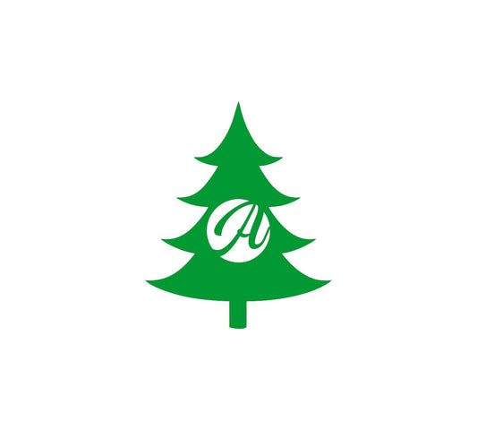 Christmas Tree Initial - Powderaddicts