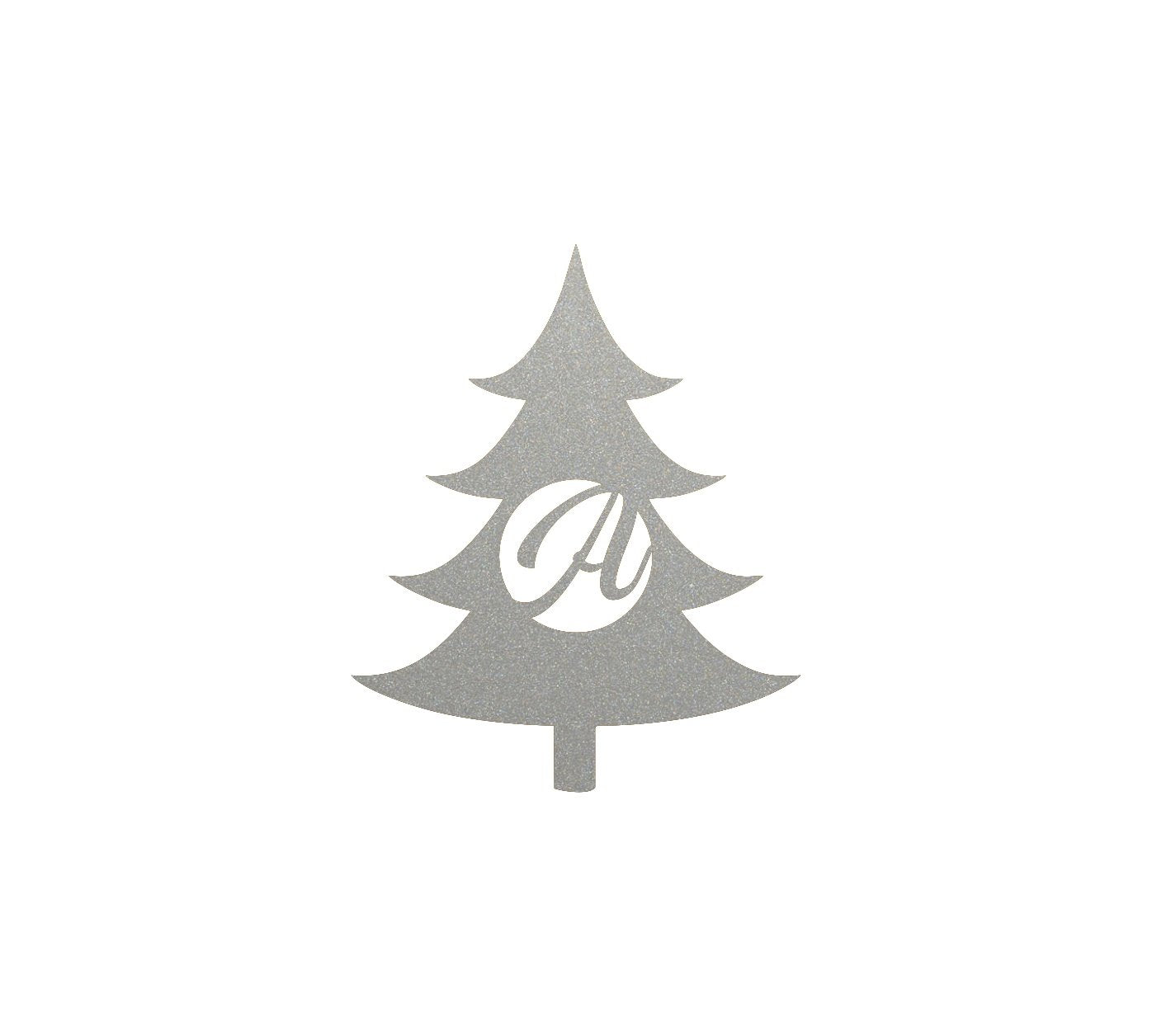 Christmas Tree Initial - Powderaddicts
