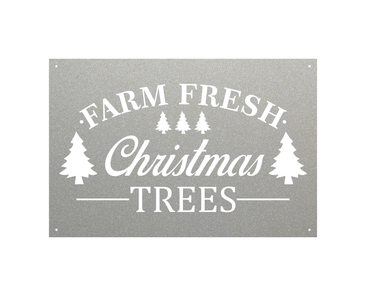 Fresh Christmas Trees Sign - Powderaddicts