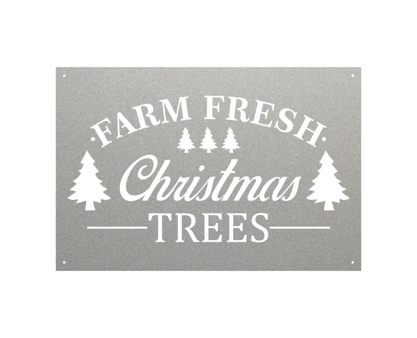 Fresh Christmas Trees Sign - Powderaddicts