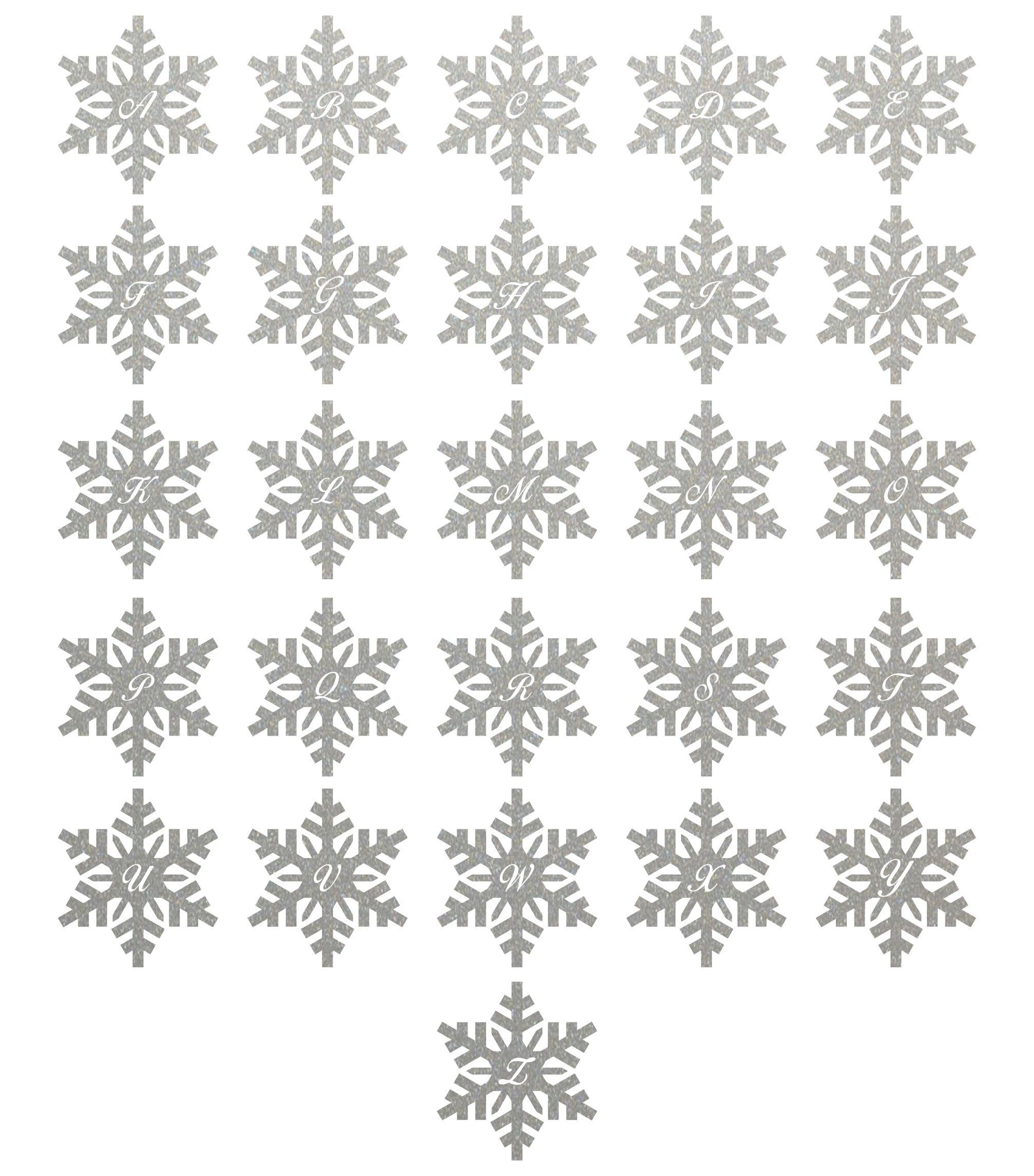 Snowflake Initial - Powderaddicts