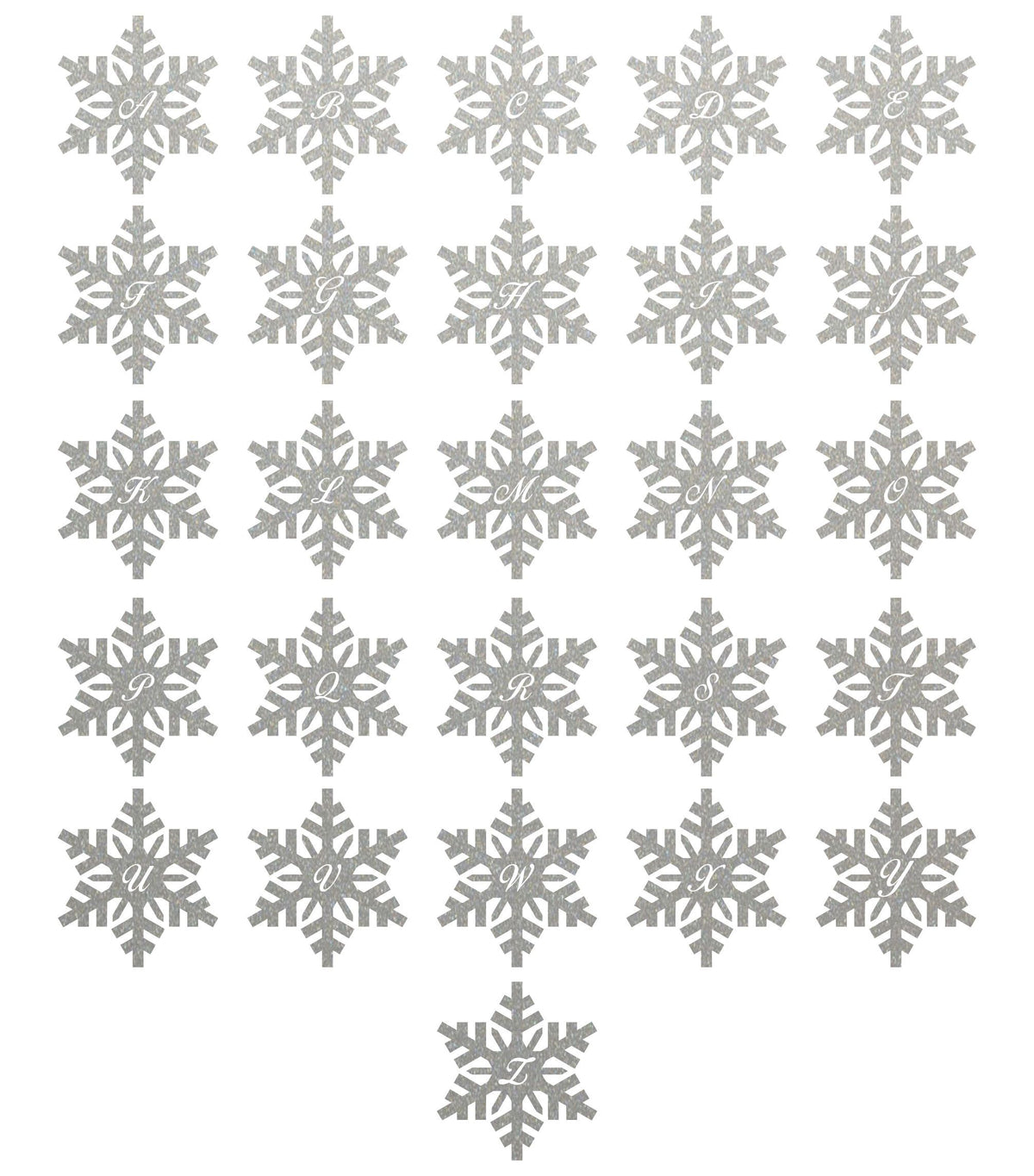 Snowflake Initial - Powderaddicts