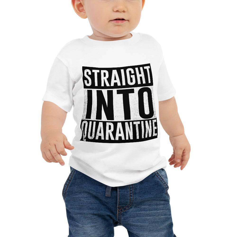 Straight Into Quarantine Baby Jersey Short Sleeve Tee - Powderaddicts