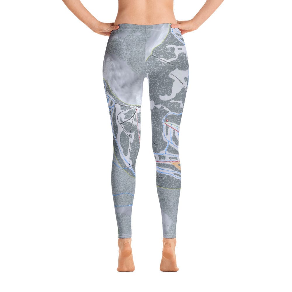 Sugar bowl, California Ski Trail Map Women&#39;s Base Layer Bottom - Powderaddicts