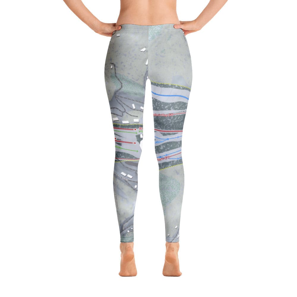 Sugar Mountain, North Carolina Ski Trail Map Women's Base Layer Bottom