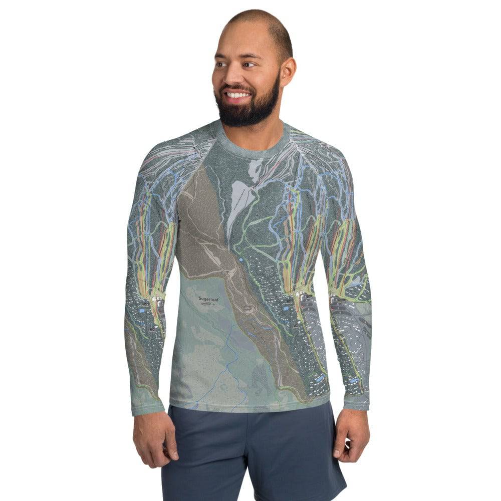 Sugarloaf, Maine Ski Trail Map Men's Base Layers