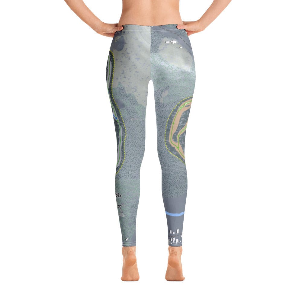 Suicide Six, Vermont Ski Trail Map Women's Base Layer Bottom - Powderaddicts