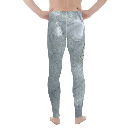 Summit At Snoqualmie Alpental, Oregon Ski Trail Map Men's Base Layer Bottom - Powderaddicts