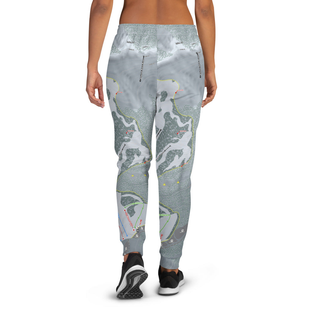 Summit At Snoqualmie Alpental, Washington Ski Trail Map Women's Mid-Layer - Powderaddicts